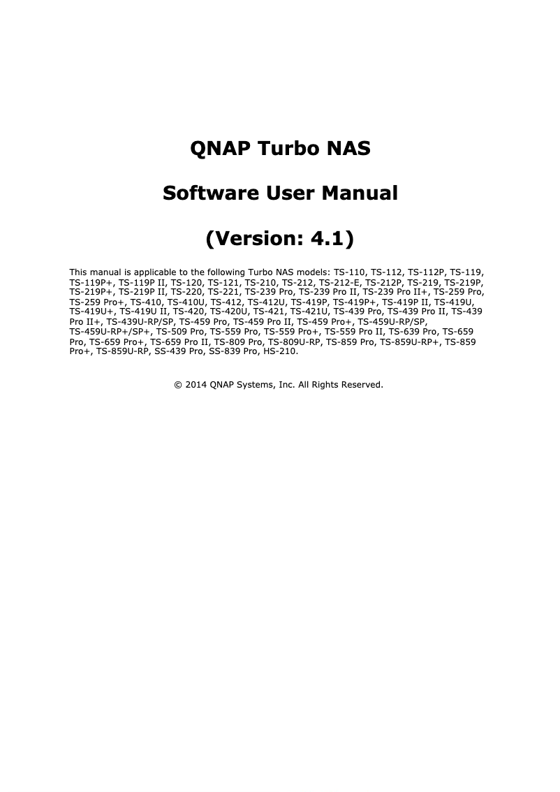 Página 1 del manual Manual de usuario QNAP TS-451
