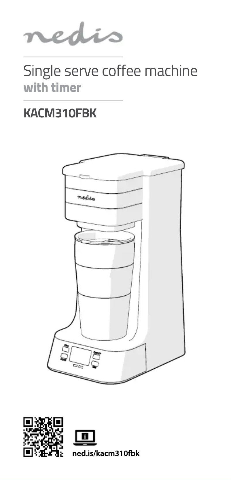 Imagen de la primera página del manual del dispositivo KACM310FBK
