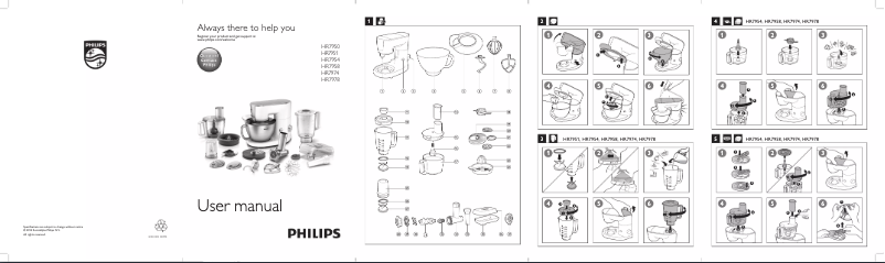 Página nº 1 - Manual de usuario Philips Avance Collection HR7958