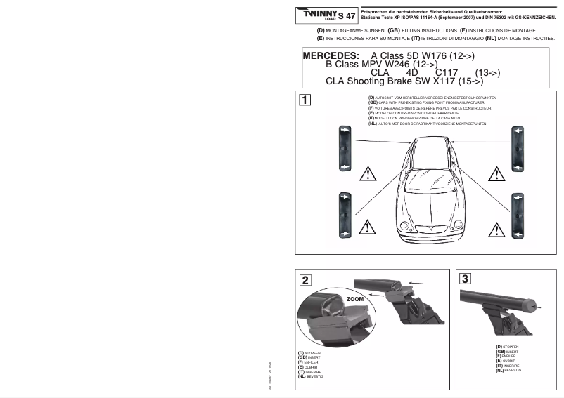 Página 1 del manual Manual de usuario Twinny Load S 47