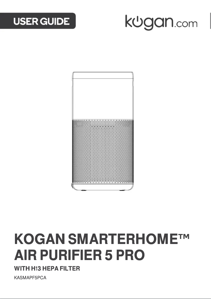Imagen de la primera página del manual del dispositivo KASMAPF5PCA