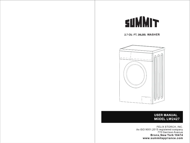 Página 1 del manual Manual de usuario Summit LW2427