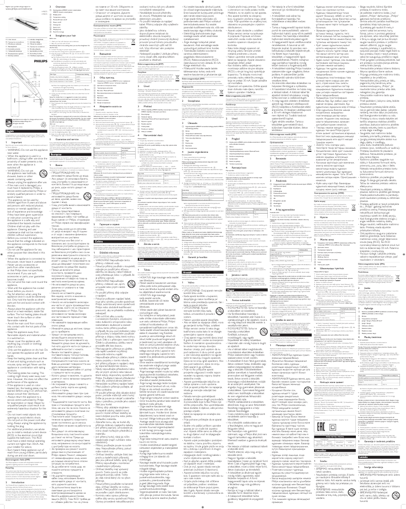 Imagen de la primera página del manual del dispositivo MoistureProtect HP8374
