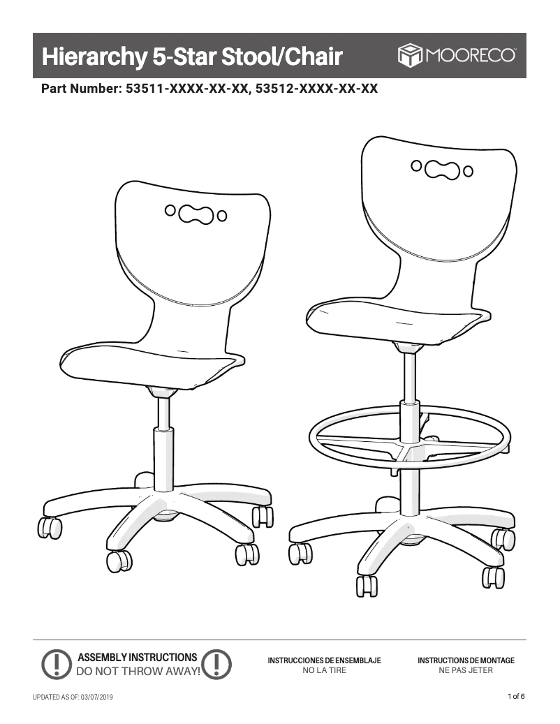 Página 1 del manual Manual de usuario MooreCo Hierarchy