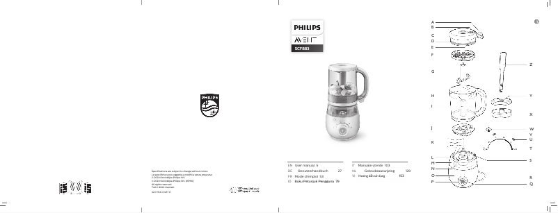 Página 1 del manual Manual de usuario Philips Avent SCF883