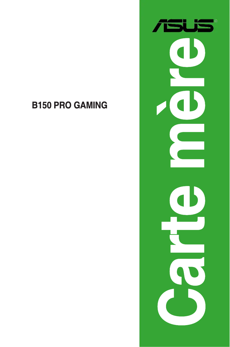 Imagen de la primera página del manual del dispositivo B150 PRO GAMING
