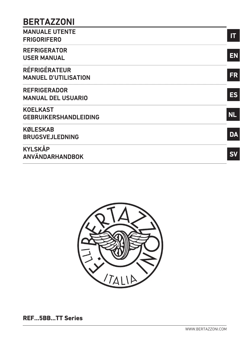 Imagen de la primera página del manual del dispositivo REF755BBLXTT