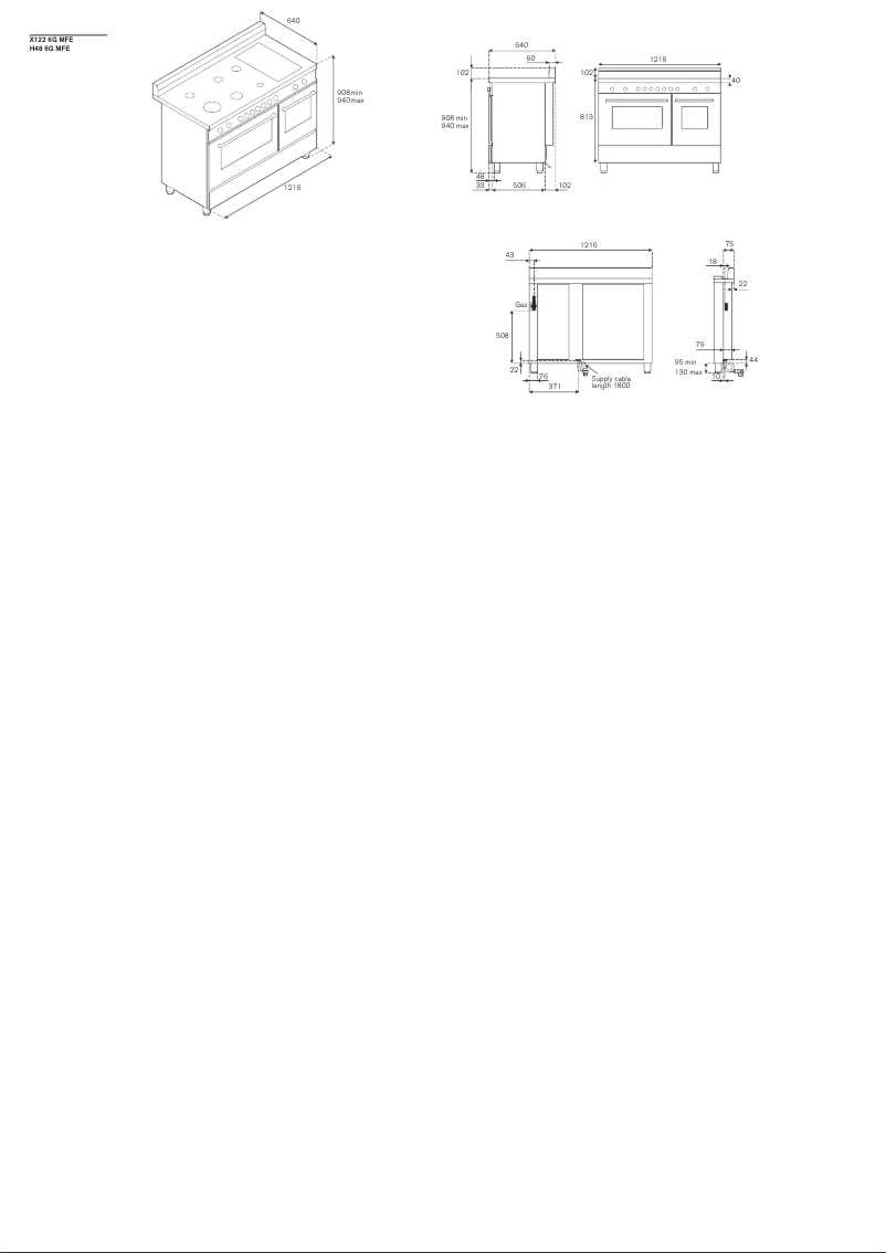 Imagen de la primera página del manual del dispositivo X122 6G MFE BL