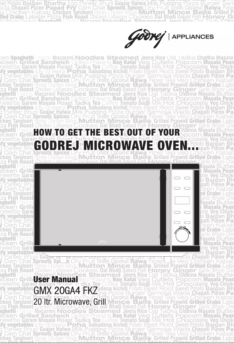 Página 1 del manual Manual de usuario Godrej GMX 20GA4 FKZ