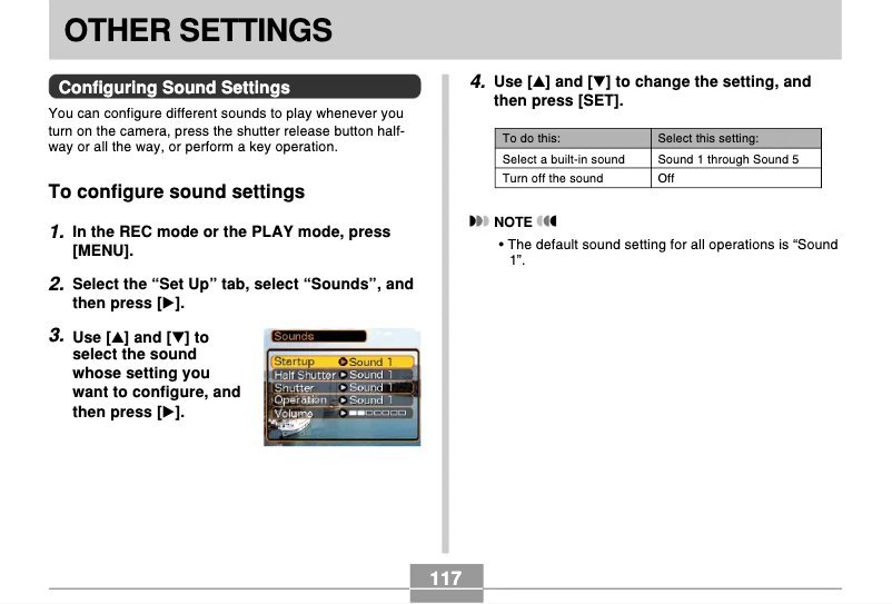 Imagen de la primera página del manual del dispositivo Exilim EX-Z4U