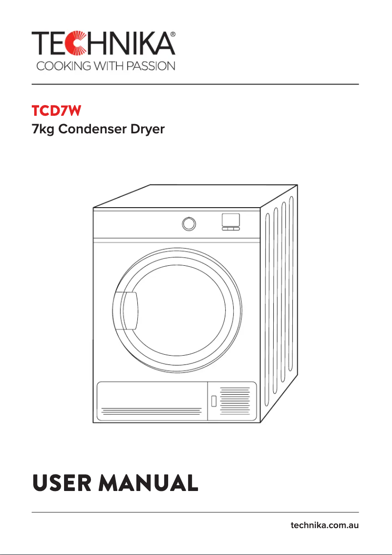 Imagen de la primera página del manual del dispositivo TCD7W