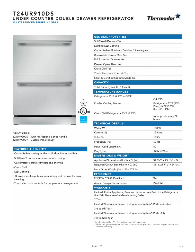 Imagen de la primera página del manual del dispositivo T24UR910DS
