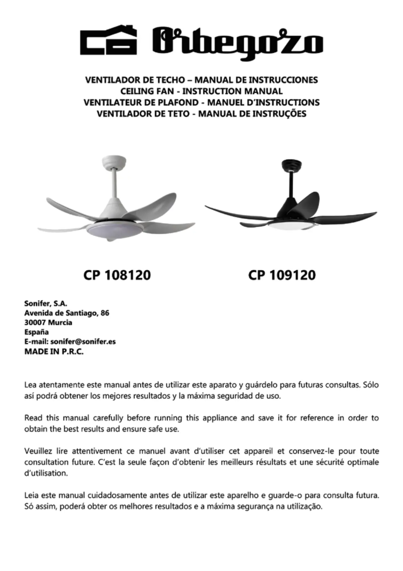 Imagen de la primera página del manual del dispositivo CP 109120