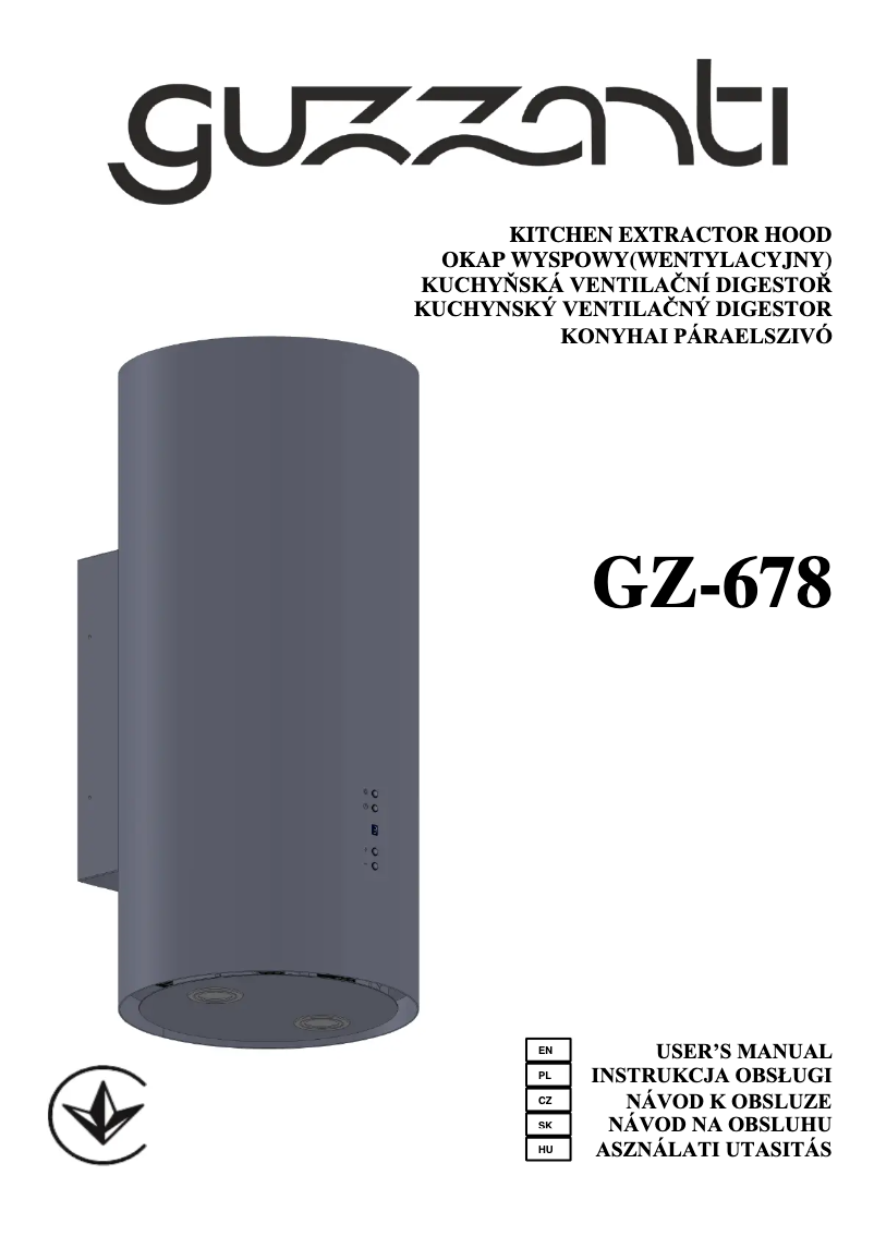 Imagen de la primera página del manual del dispositivo GZ 678W