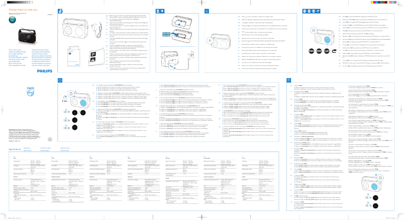 Imagen de la primera página del manual del dispositivo AE2800