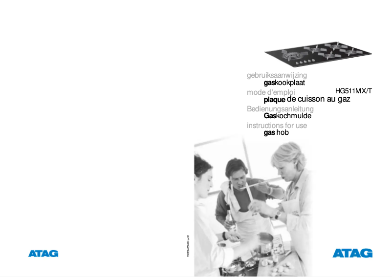 Página 1 del manual Manual de usuario Atag HG511MT