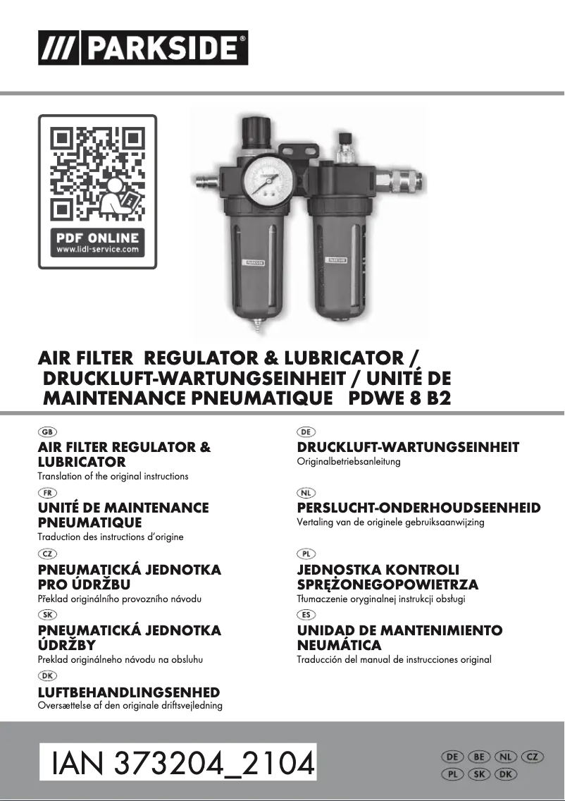 Página 1 del manual Manual de usuario Parkside PDST 10 B3