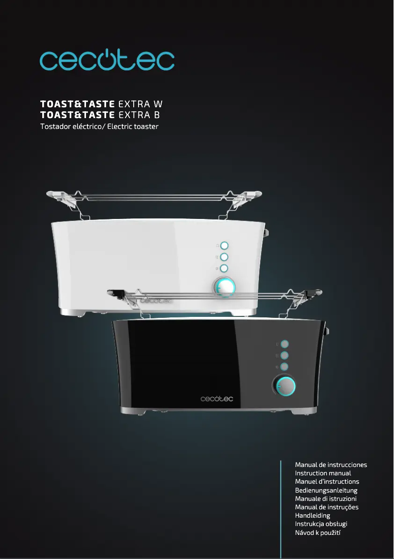 Imagen de la primera página del manual del dispositivo Toast&Taste Extra
