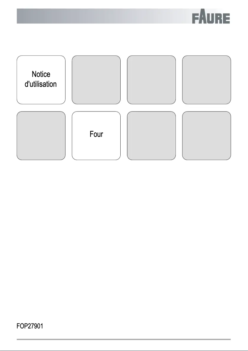 Página nº 1 - Manual de usuario Faure FOP27901BK