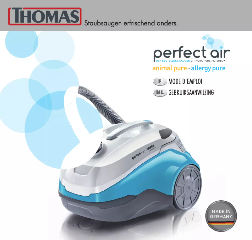 Página 1 del manual Manual de usuario Thomas Perfect Air Allergy Pure