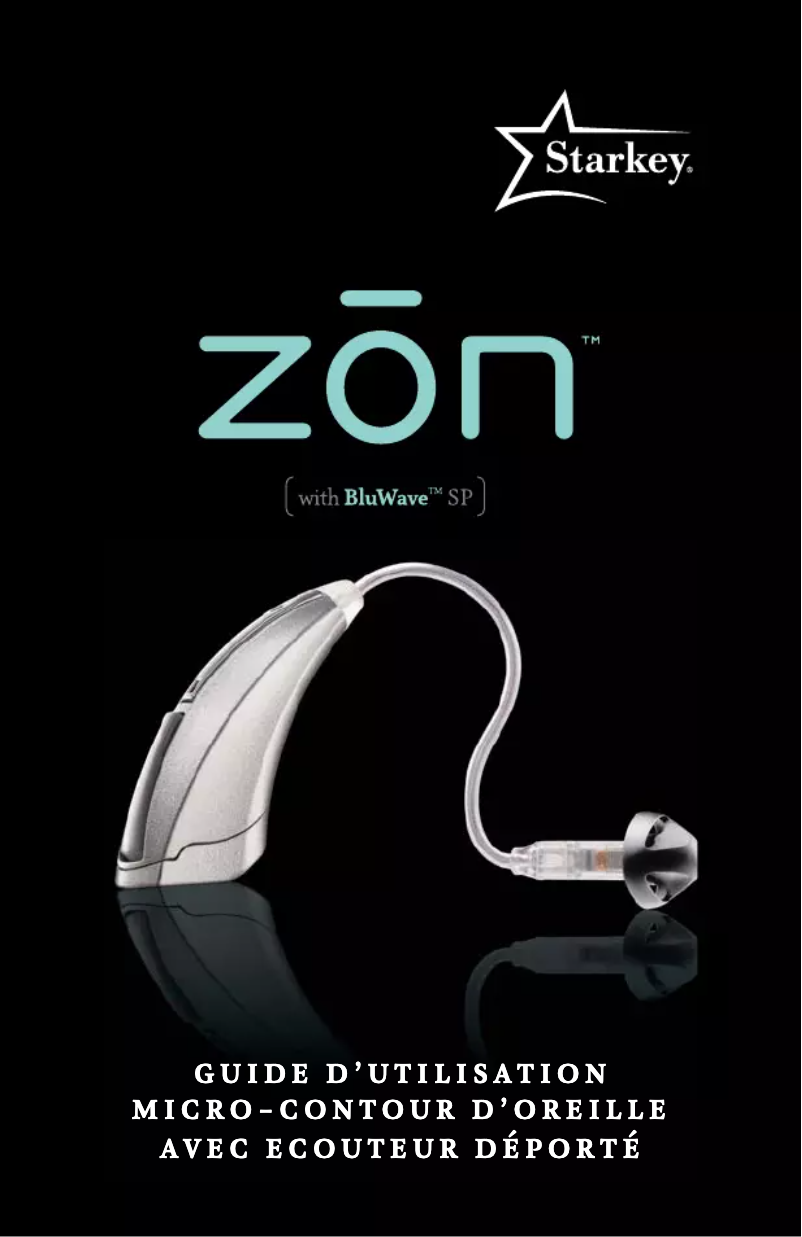 Página 1 del manual Manual de usuario Starkey Zon