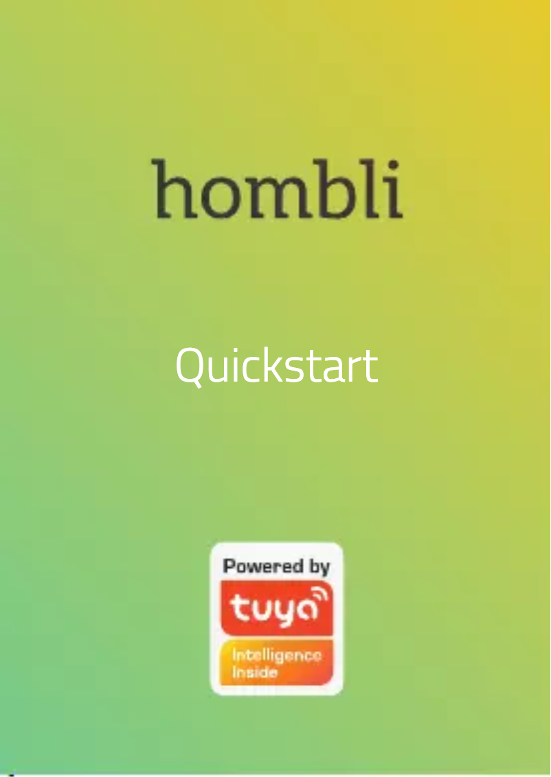 Página 1 del manual Manual de usuario Hombli Smart Socket