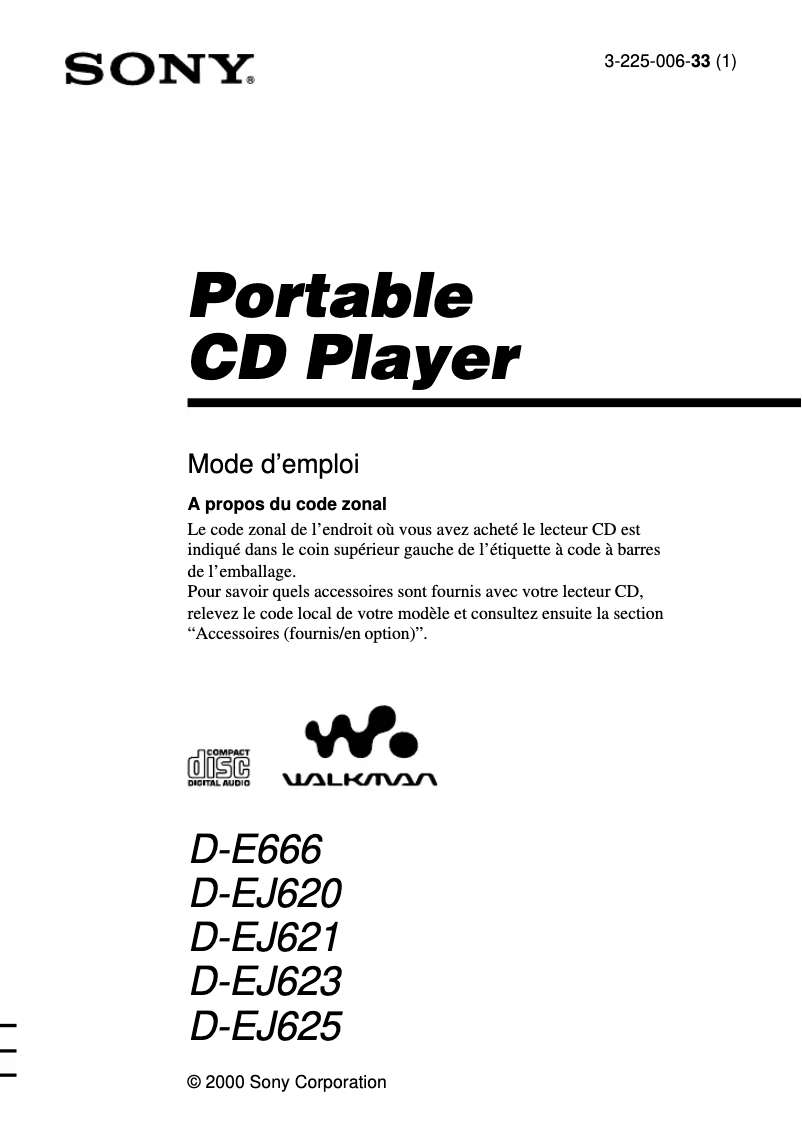 Imagen de la primera página del manual del dispositivo D-EJ623