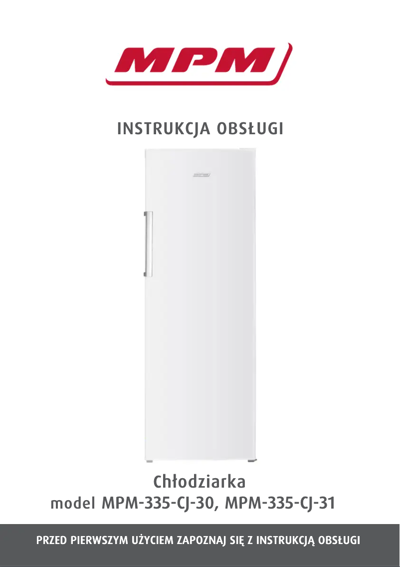 Imagen de la primera página del manual del dispositivo MPM-335-CJ-30