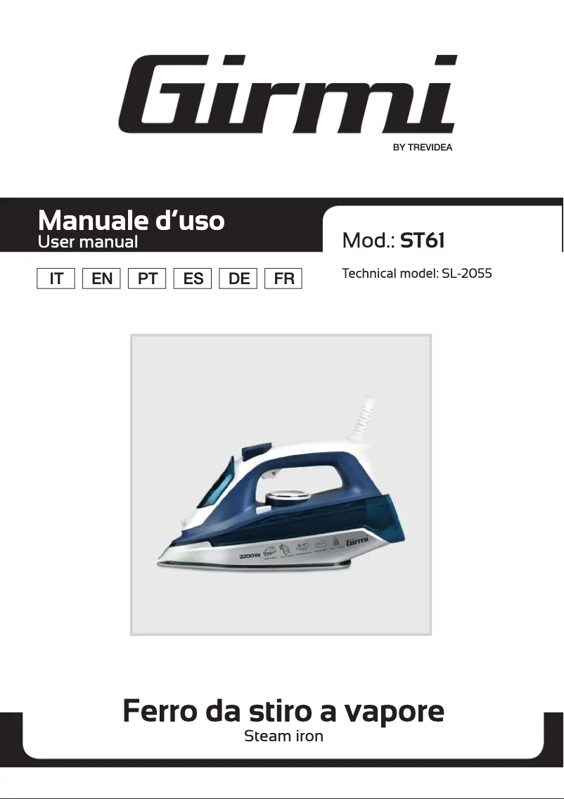 Imagen de la primera página del manual del dispositivo ST61