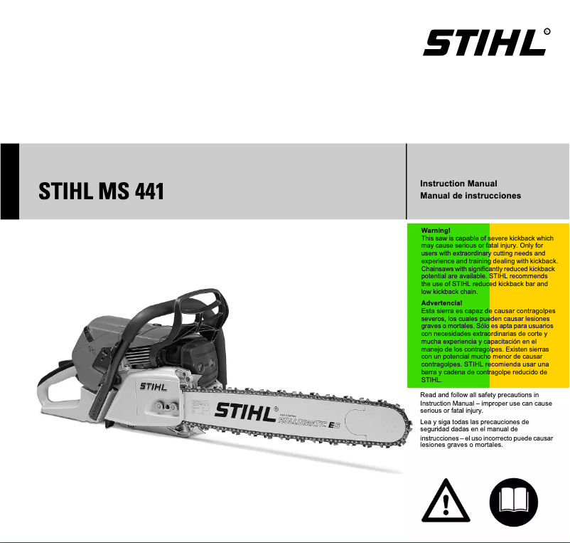 Página 1 del manual Manual de usuario Stihl MS 441