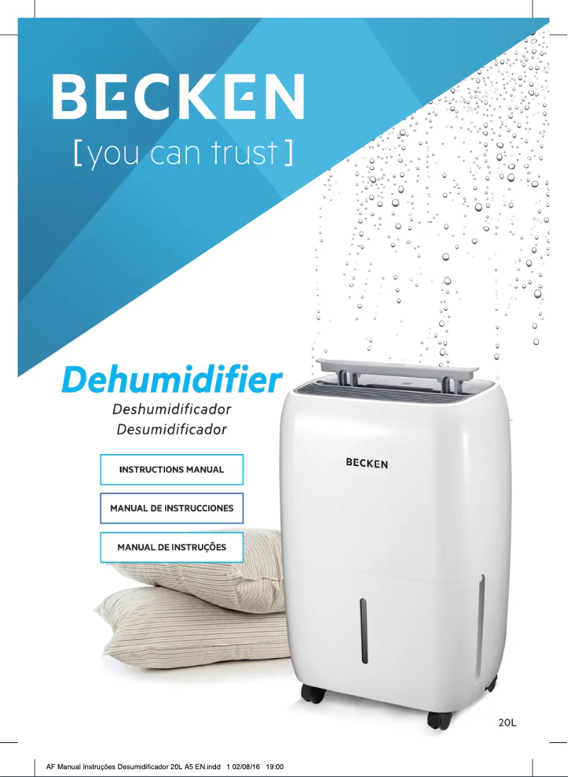 Página 1 del manual Manual de usuario Becken BDH2776