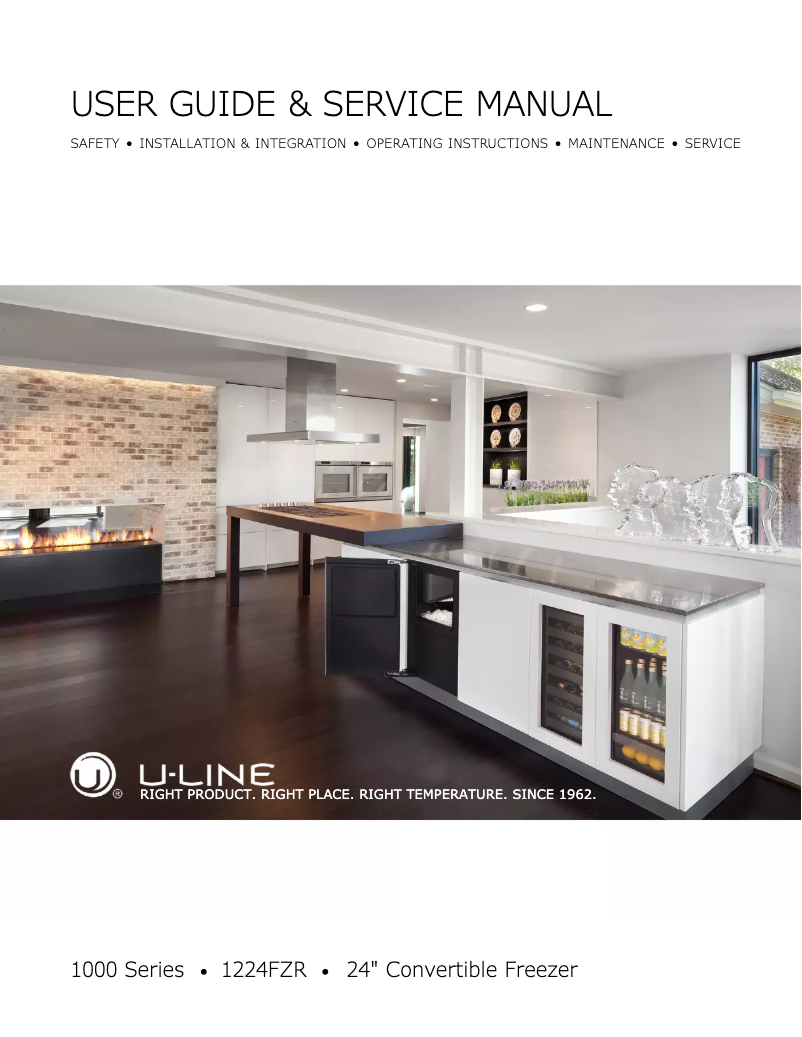 Imagen de la primera página del manual del dispositivo U-1224FZR