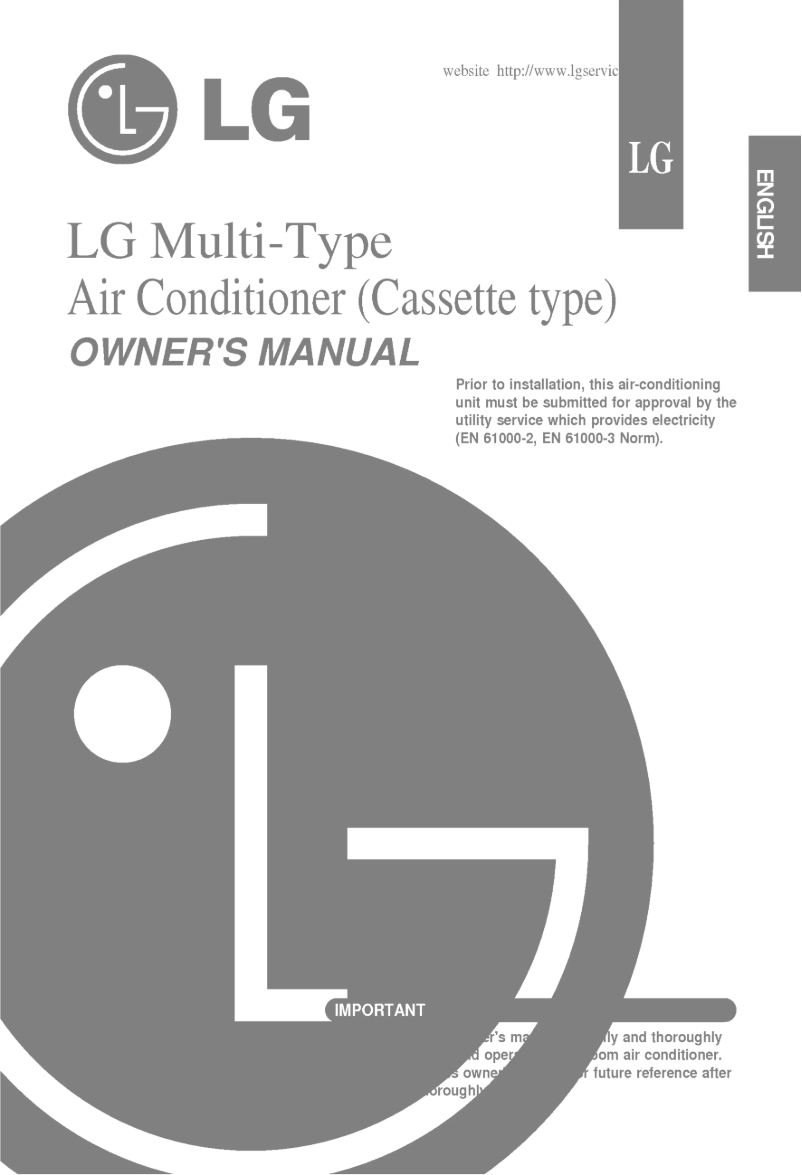 Página 1 del manual Manual de usuario LG LMNC126TEC0