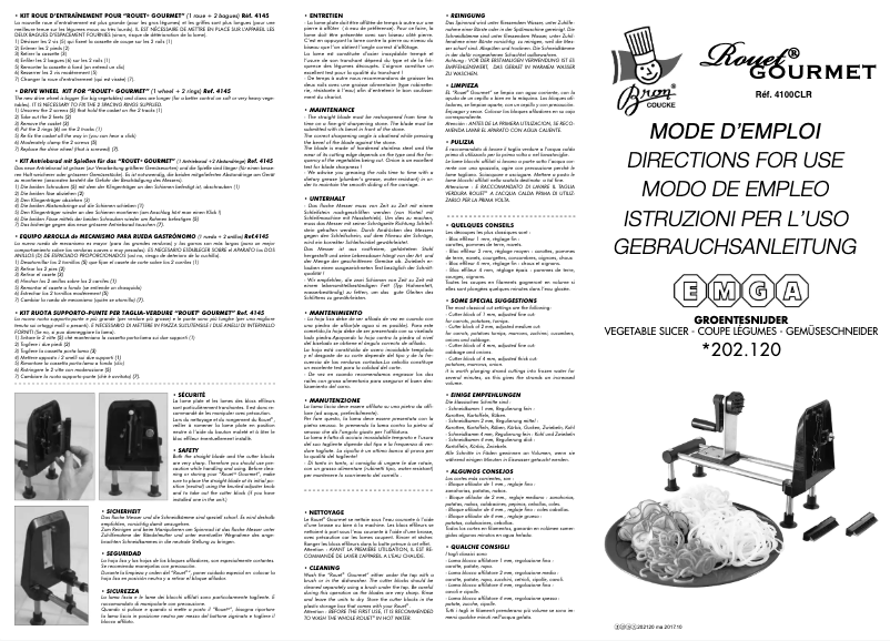 Imagen de la primera página del manual del dispositivo 202120