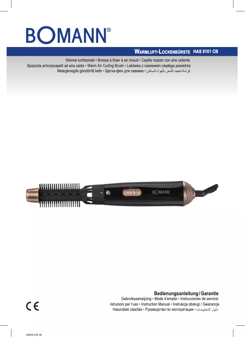 Imagen de la primera página del manual del dispositivo HAS 8101 CB