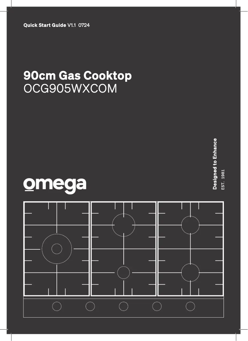 Imagen de la primera página del manual del dispositivo OCG905WXCOM