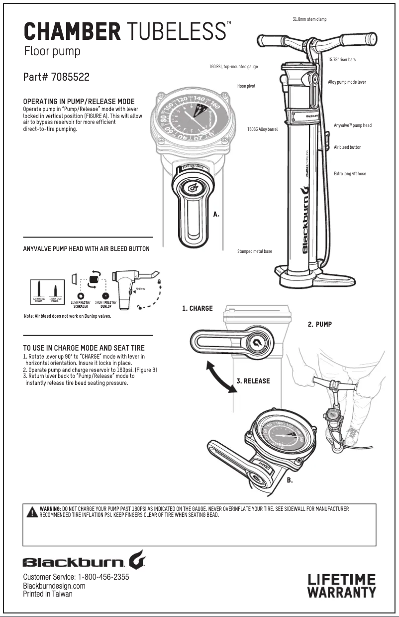 Imagen de la primera página del manual del dispositivo Chamber Tubeless