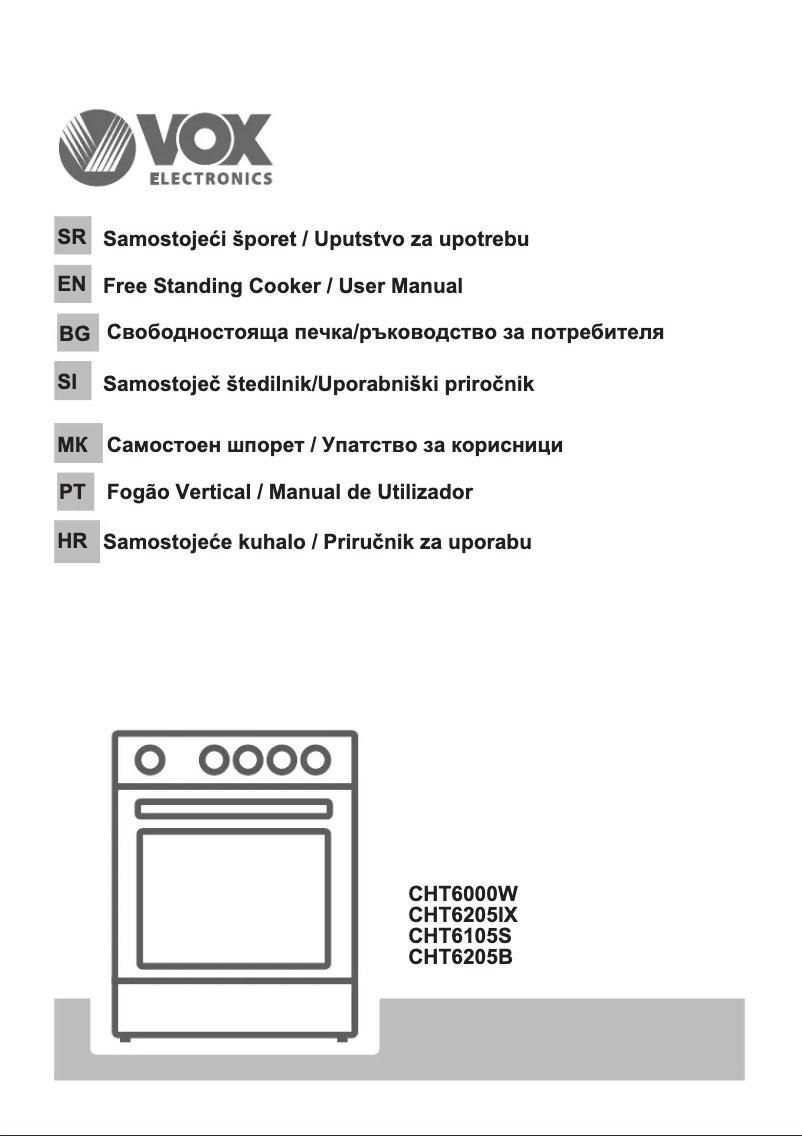 Imagen de la primera página del manual del dispositivo CHT 6205 B