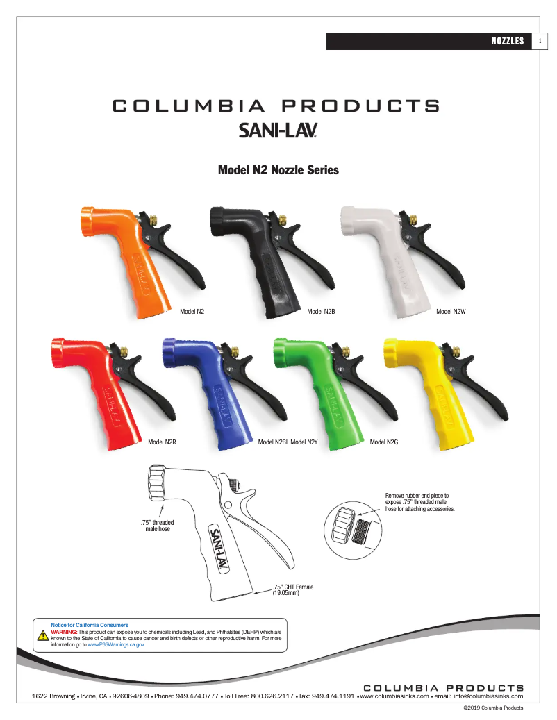 Imagen de la primera página del manual del dispositivo N2G