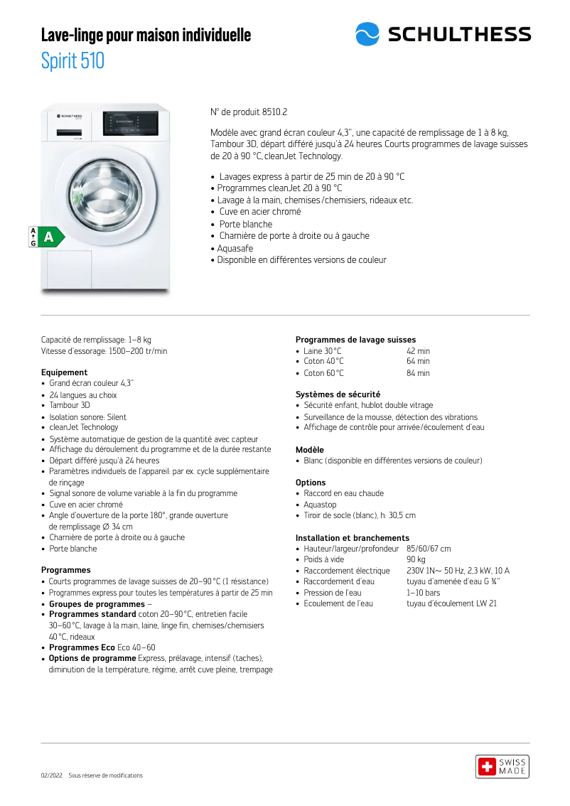 Imagen de la primera página del manual del dispositivo Spirit 510