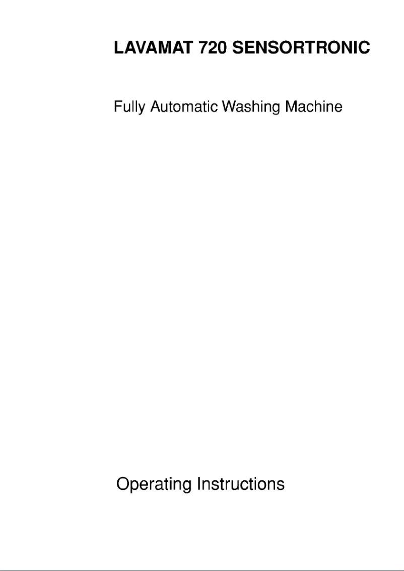Página 1 del manual Manual de usuario AEG Lavamat 720