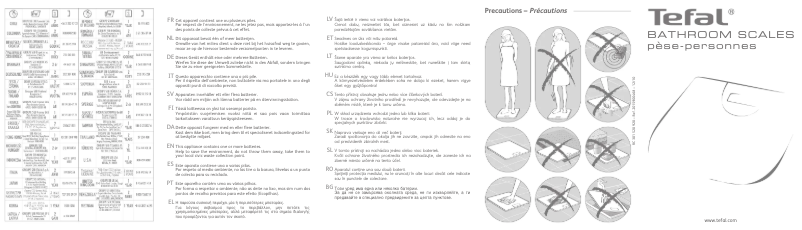 Página 1 del manual Manual de usuario Tefal PP1200V0