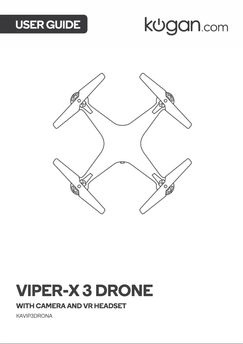 Página 1 del manual Manual de usuario Kogan Viper-X 3