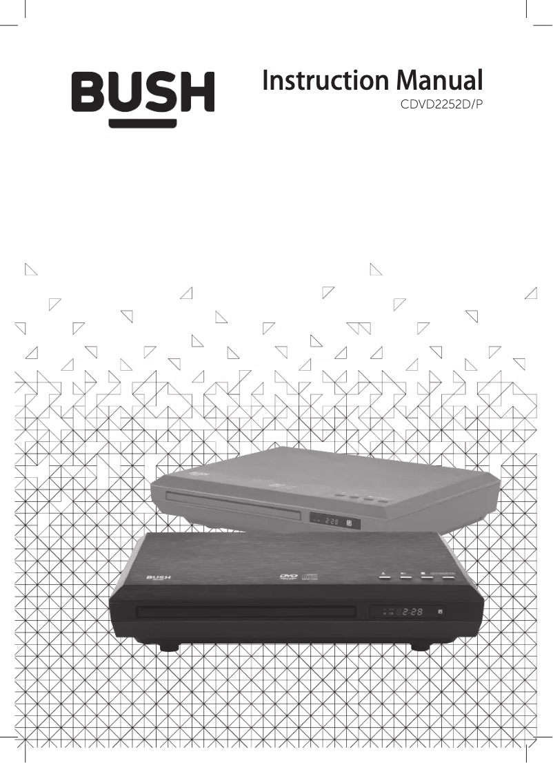 Imagen de la primera página del manual del dispositivo CDVD2252P