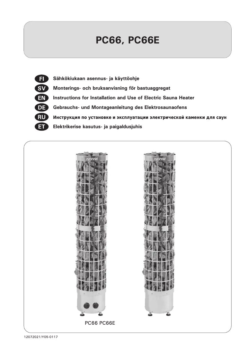 Imagen de la primera página del manual del dispositivo Cilindro PC66E HPCE66400M