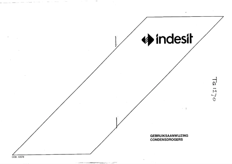 Página nº 1 - Manual de usuario Indesit TG1270