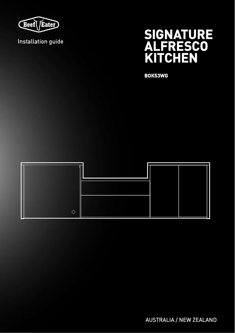 Página 1 del manual Manual de usuario BeefEater Signature BOK53WG