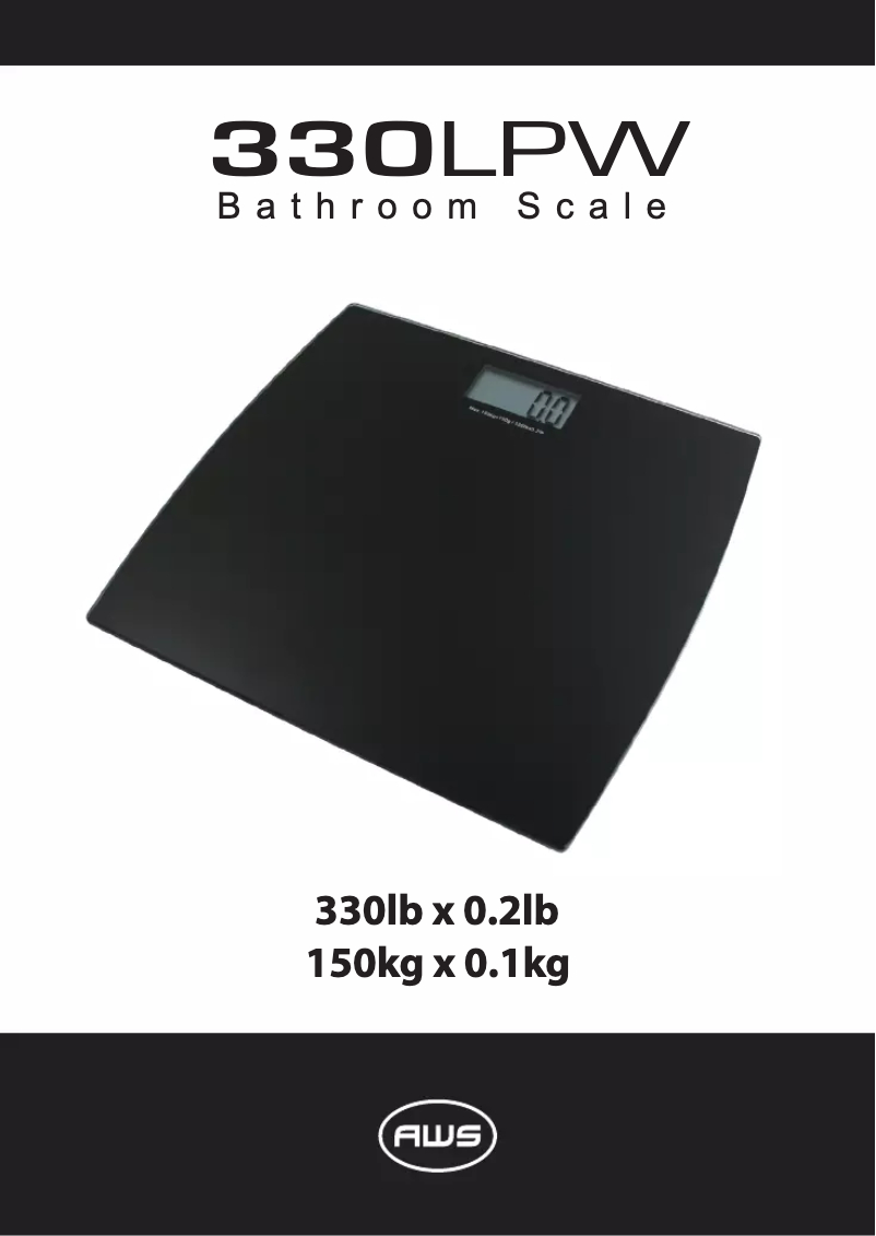 Imagen de la primera página del manual del dispositivo 330LPW