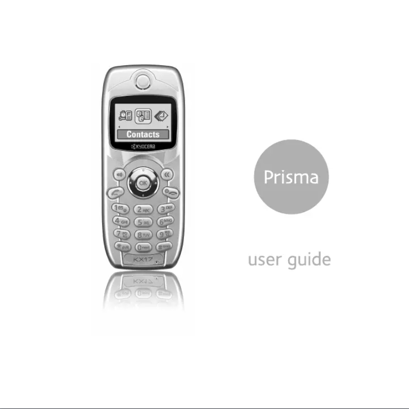 Página 1 del manual Manual de usuario Kyocera Prisma