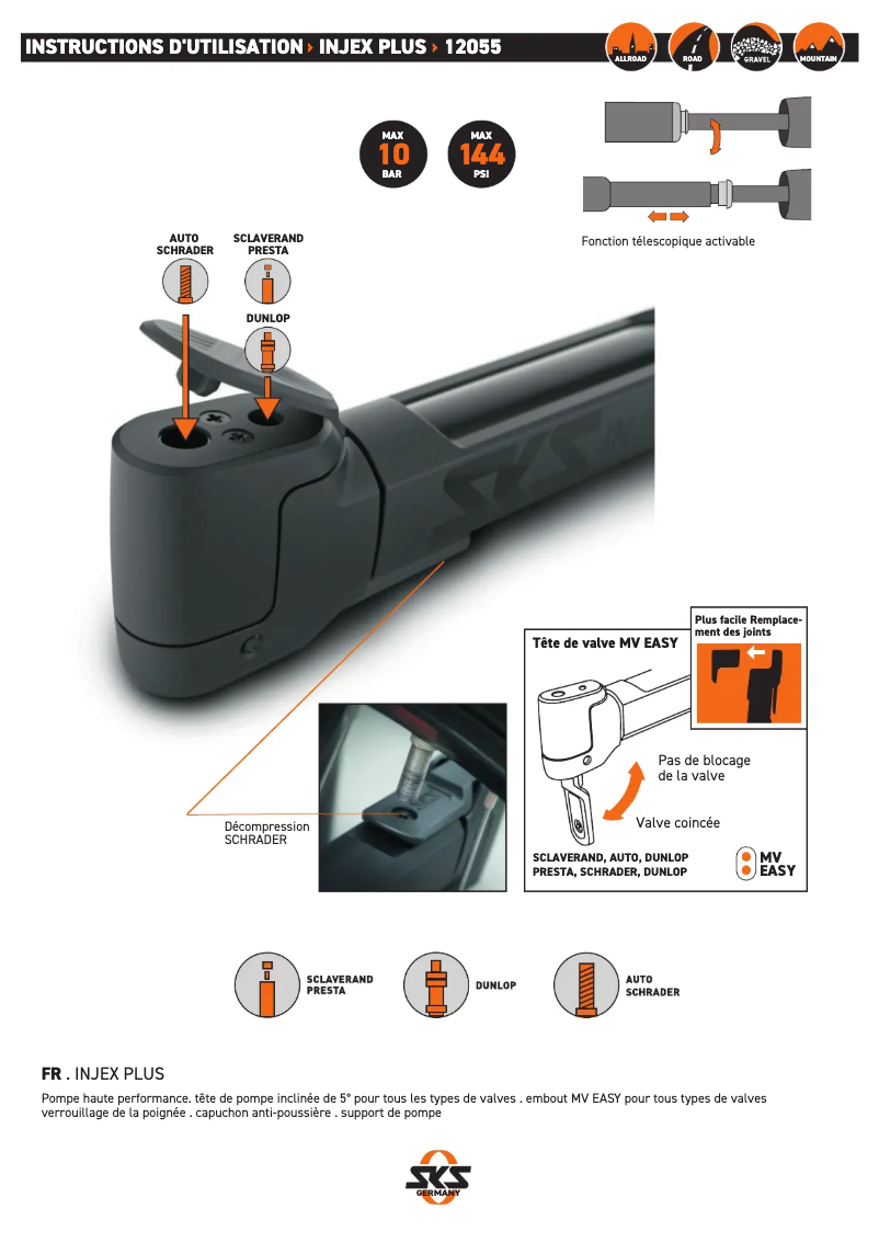 Página 1 del manual Manual de usuario SKS Injex Plus
